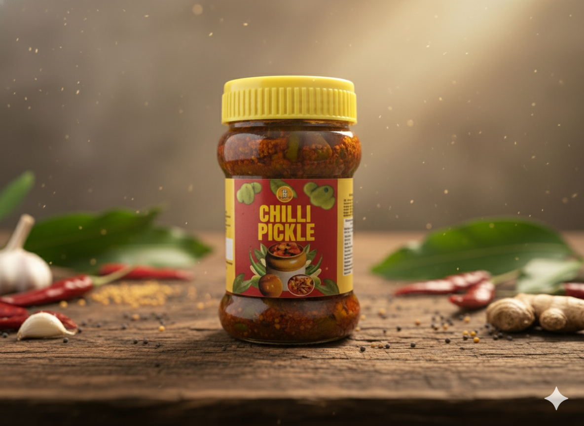 🌶️Chilli Pickle by Papa Ka Achar – Authentic Homemade Green Mirch Achar